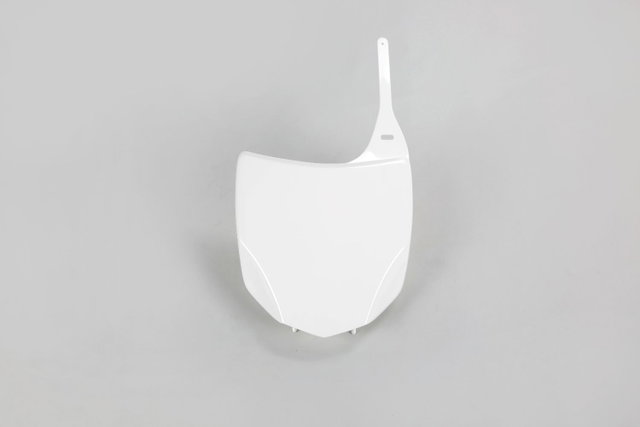 Plaque numéro avant Kawasaki KX 450 F (09-12) blanche* KA03797-047