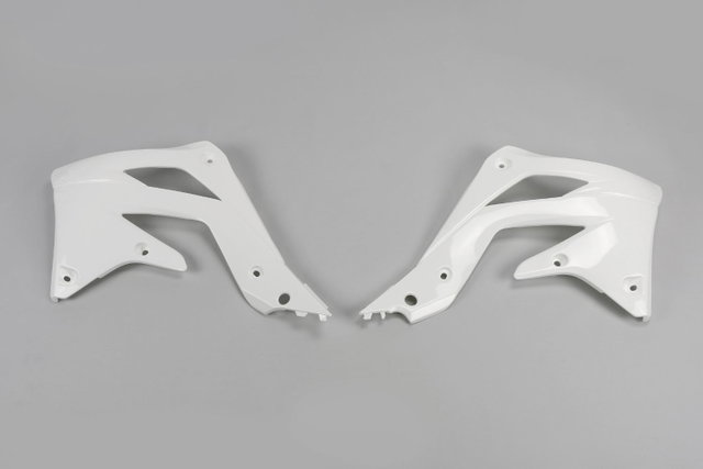 Coques de Radiateur Kawasaki KX 450 F (12-15) blancs KA04719-047