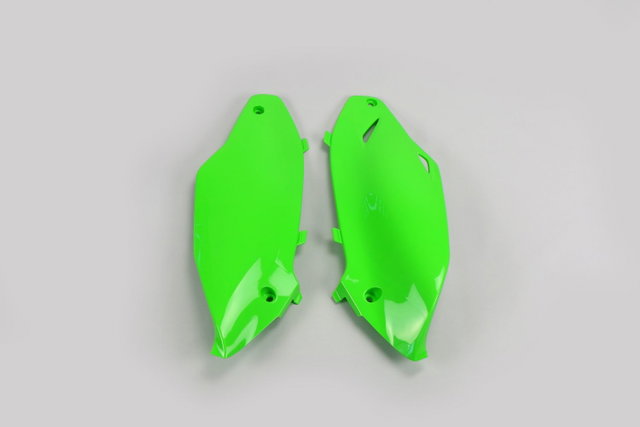 Plaques latérales porte-numéro Kawasaki KX 450 F (12-15) verts KA04720-026