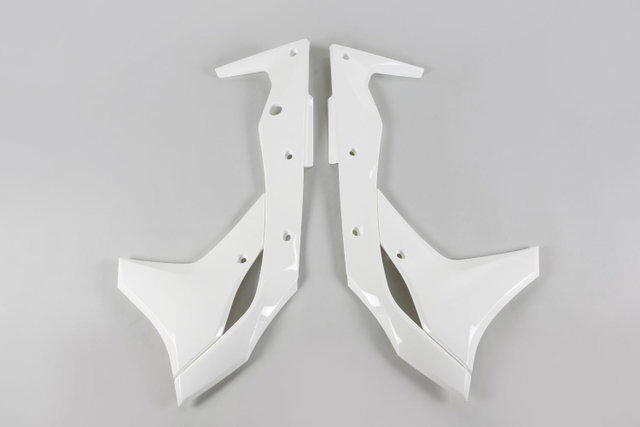 Coques de Radiateur Kawasaki KX 250 F (17-20) blancs KA04747-047
