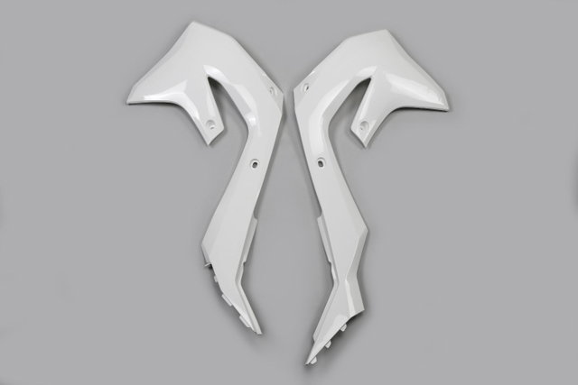 Coques de Radiateur Kawasaki KX 450 F (19-23) blancs KA04751-047