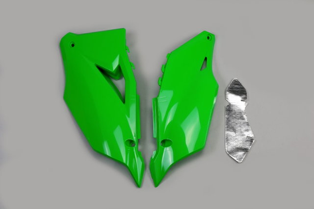 Plaques latérales porte-numéro Kawasaki KX 450 F (19-23) verts* KA04752-026