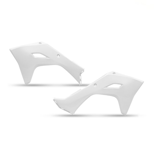 Coques de Radiateur Kawasaki KX 250 F (25-26) blancs KA04761-047