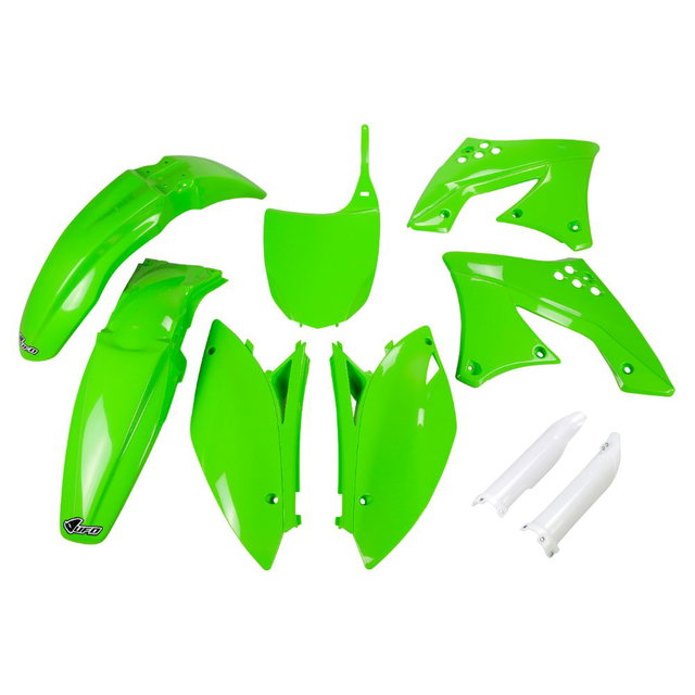 Kit plastiques Kawasaki KX 250 F (09-12) - couleur vert KAKIT212F-026