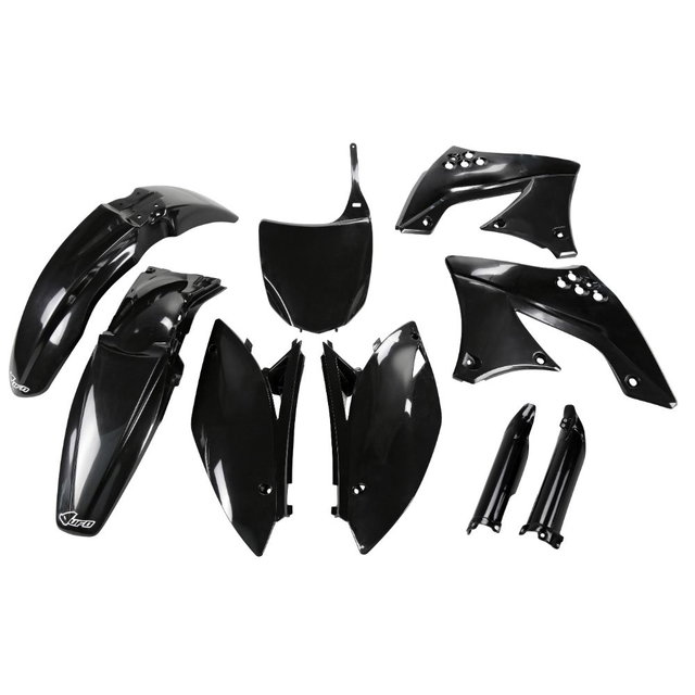 Kit plastiques Kawasaki KX 450 F (09-11) - couleur noir KAKIT213F-001