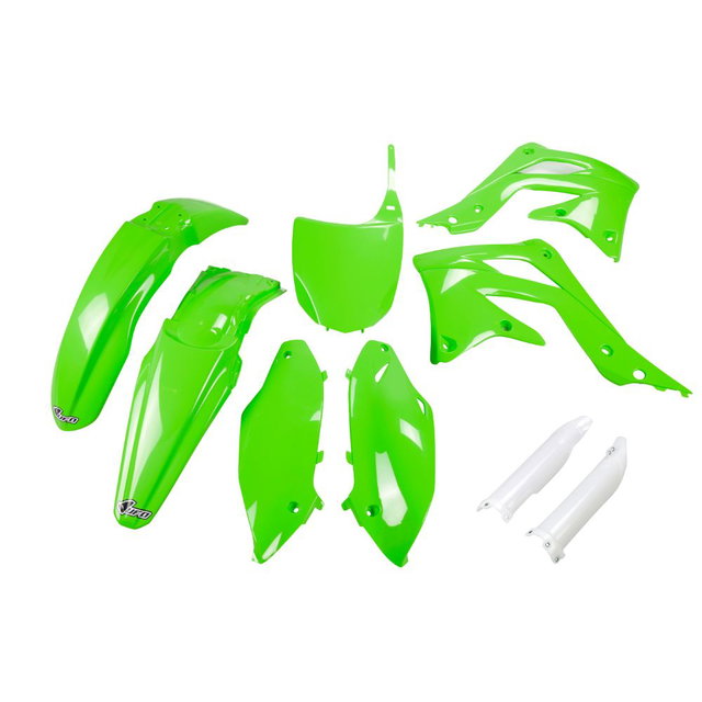Kit plastiques Kawasaki KX 450 F (12) - couleur vert KAKIT217F-026