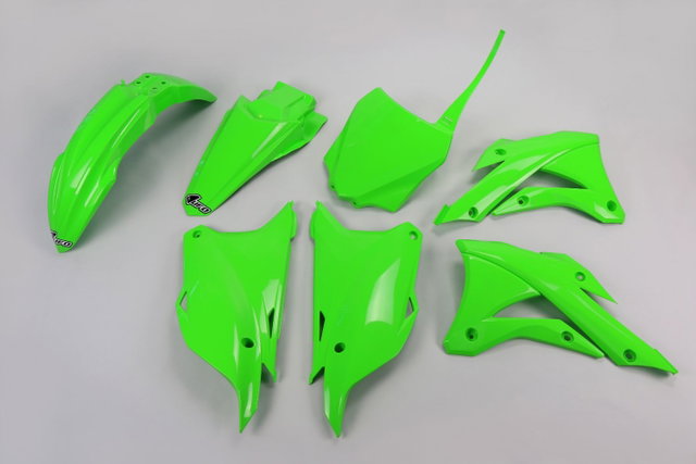 Kit plastiques Kawasaki KX 85 (14-21) - couleur vert* KAKIT222-026