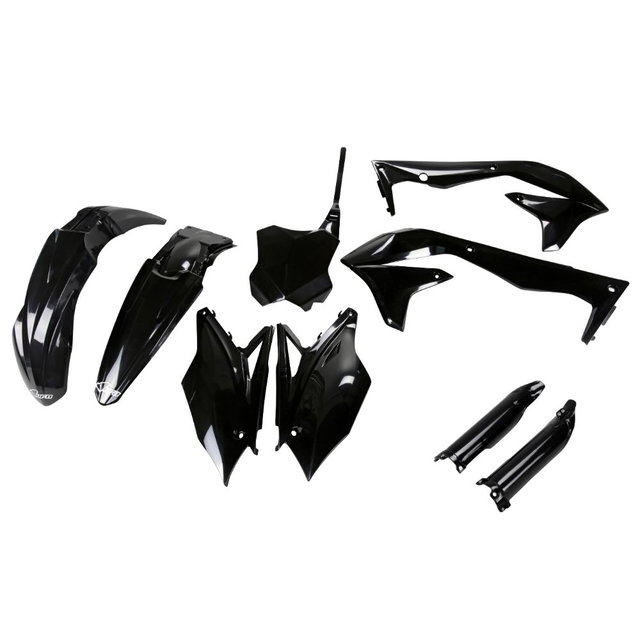 Kit plastiques Kawasaki KX 450 F (16-17) - couleur noir KAKIT223F-001
