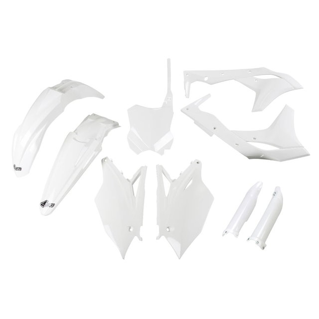 Kit plastiques Kawasaki KX 250 F (17) - couleur blanc KAKIT224F-047