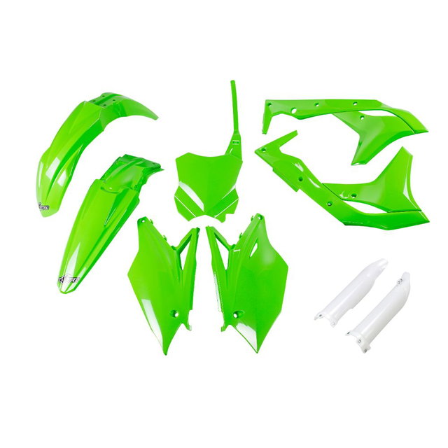 Kit plastiques Kawasaki KX 250 F (18-20) - couleur vert KAKIT225F-026
