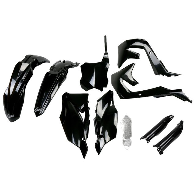 Kit plastiques Kawasaki KX 450 F (19-23) - couleur noir KAKIT227F-001