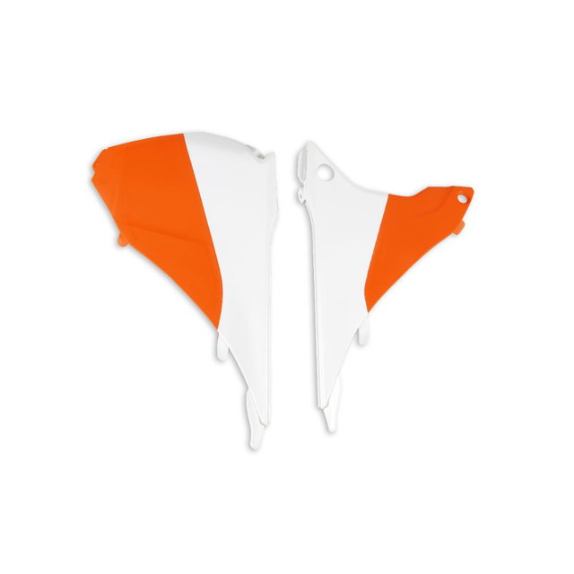 Couvercle de boîte à air KTM 200 EXC (14-16) blanc e orange* KT04054-999W