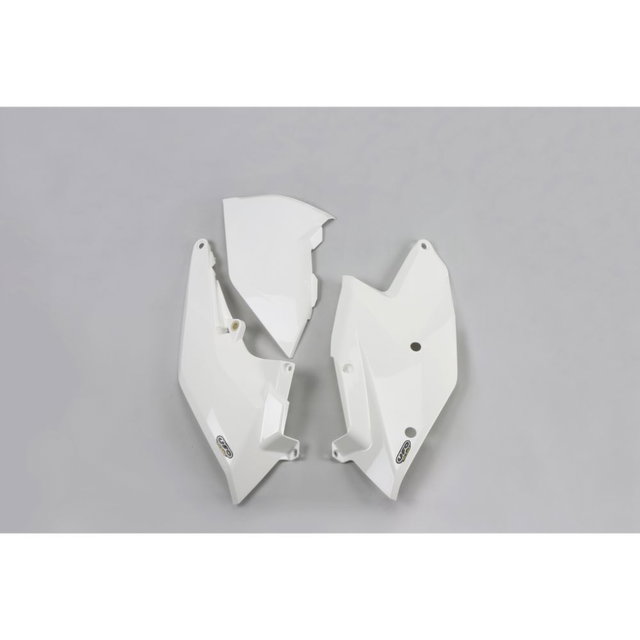 Plaques latérales porte-numéro KTM 250 EXC (17-19) blancs* KT04062-047