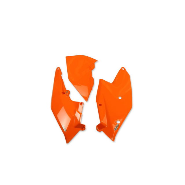 Plaques latérales porte-numéro KTM 125 SX (16-18) orange KT04062-127
