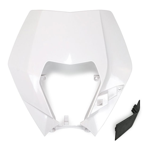 Plaque phare avant KTM 125 EXC (09-13) blanc* KT04090-047