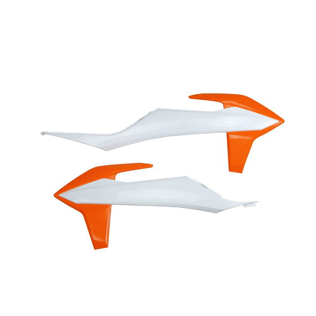 Coques de Radiateur KTM 150 SX (19) blancs et orange* KT04092-999