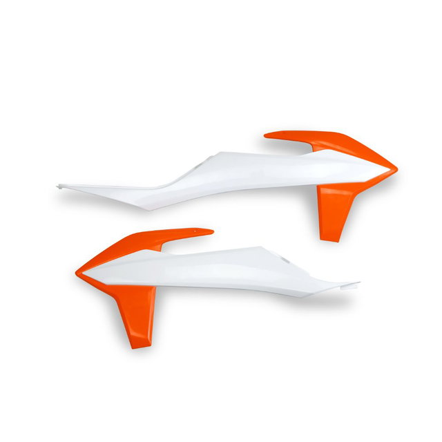 Coques de Radiateur KTM 250 SX (20-22) blancs et orange* KT04092-999W