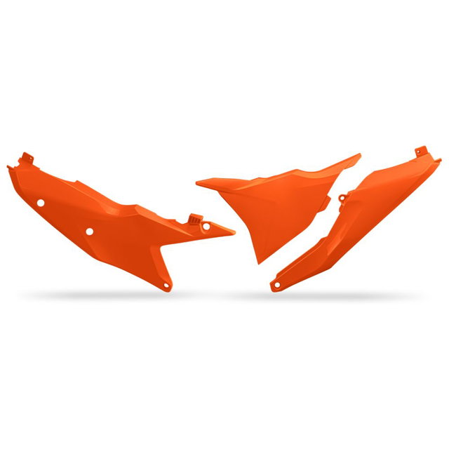 Plaques latérales porte-numéro KTM 250 EXC (24-26) orange* KT05012-127