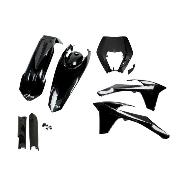 Kit plastiques KTM 250 EXC (12-13) - couleur noir KTKIT521F-001