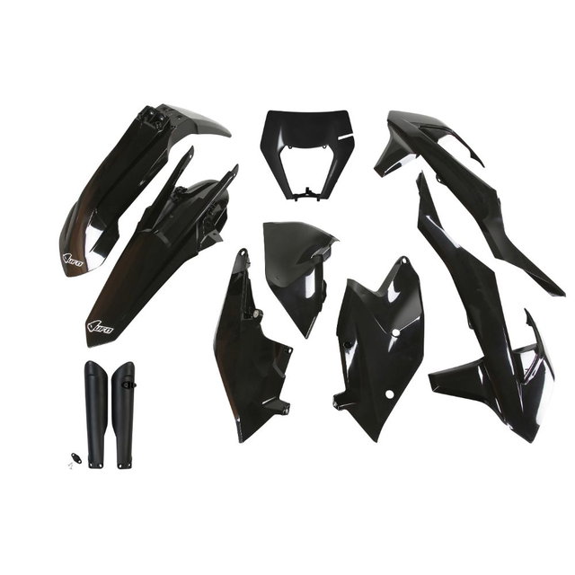 Kit plastiques KTM 125 XC-W (17-19) - couleur noir KTKIT523F-001