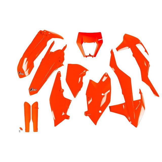 Kit plastiques KTM 125 XC-W (17-19) - couleur orange fluo KTKIT523F-FFLU