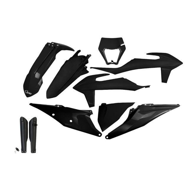 Kit plastiques KTM 150 EXC (20-23) - couleur noir KTKIT527F-001