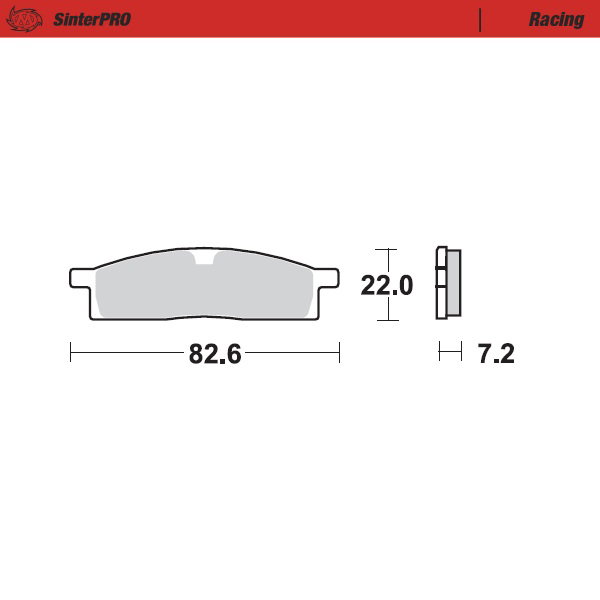 Plaquettes Moto Master Yamaha YZ 65 (18-25) avant racing MM-091211