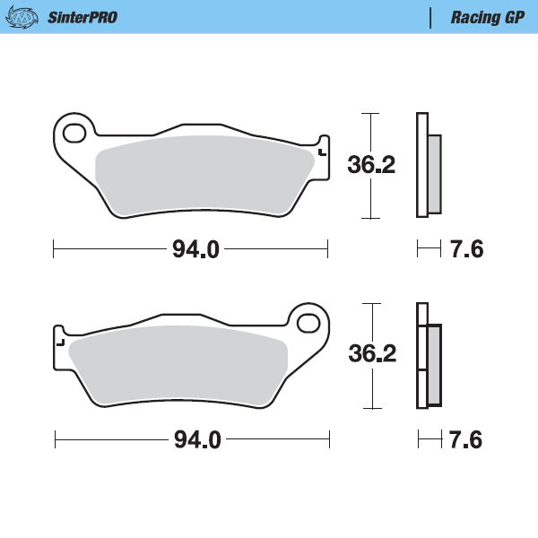 Plaquettes Moto Master Husaberg 300 TE (11-14) avant GP MM-093012