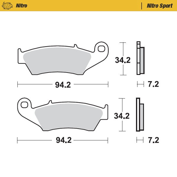 Plaquettes Moto Master Beta RR 300 (13-25) avant nitro MM-093422