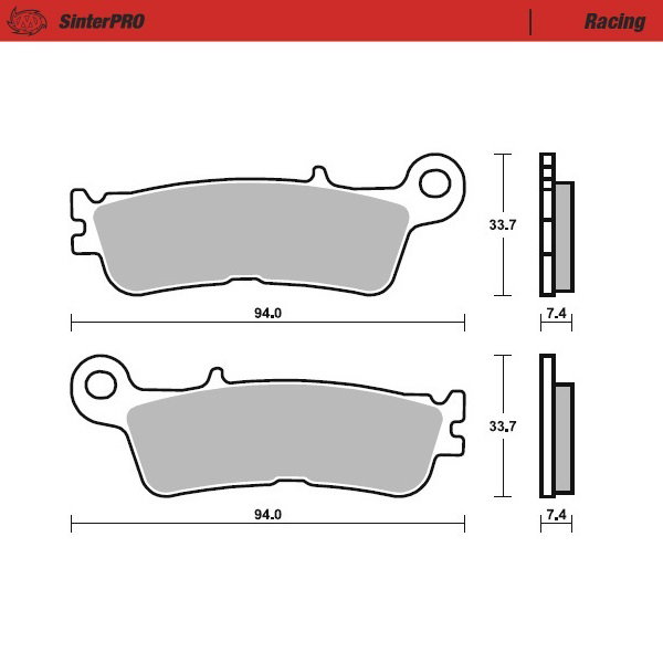 Plaquettes Moto Master Fantic 250 XEF (23-25) avant racing MM-099811