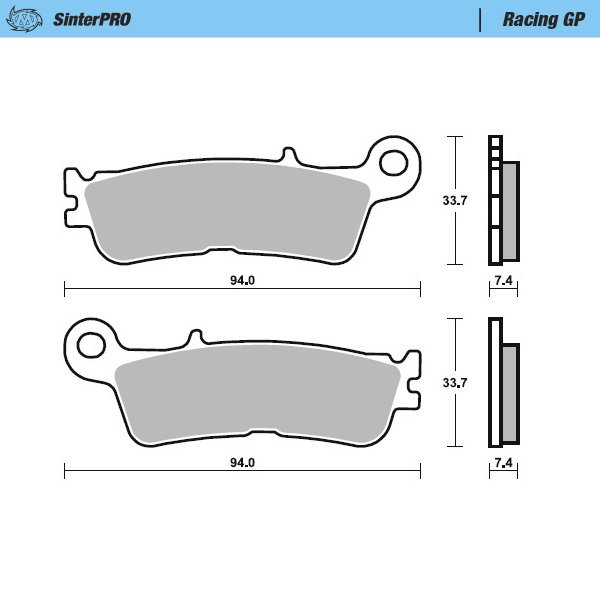 Plaquettes Moto Master Fantic 300 XE (24-25) avant GP MM-099812