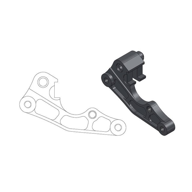 Entretoise Kawasaki KX 250 (06-08) avant 270 mm - Moto Master MM-211047