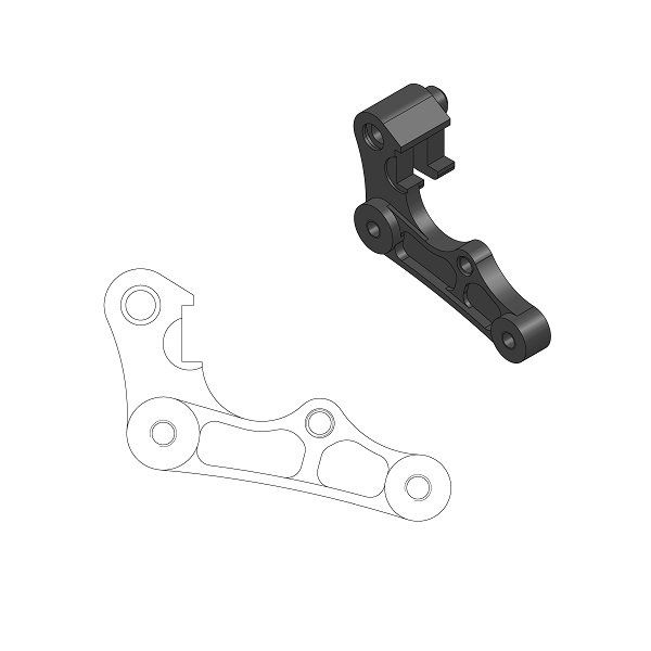 Entretoise Fantic 450 XXF (22-25) avant 270 mm - Moto Master MM-211050