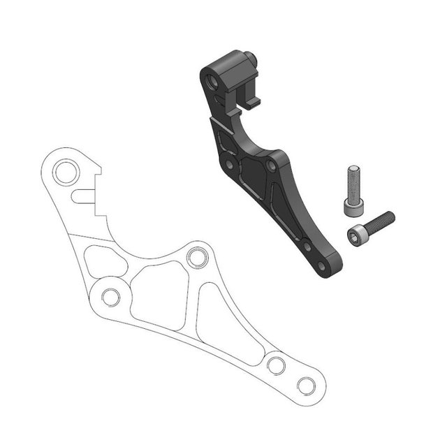 Entretoise Husaberg 250 TE (10-14) avant 320 mm - Moto Master MM-211054