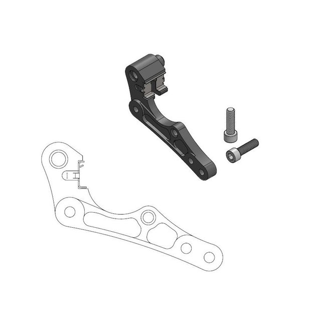 Entretoise Husqvarna 450 FE (18-21) avant 270 mm - Moto Master MM-211095
