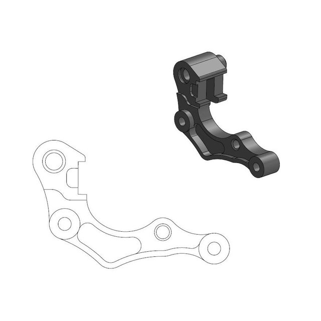 Entretoise Honda CRF 450 R (19-25) avant 270 mm - Moto Master MM-211118