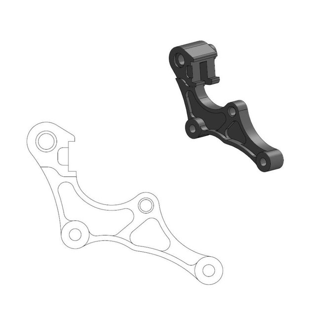 Entretoise Honda CRF 450 RX (19-25) avant 320 mm - Moto Master MM-211119