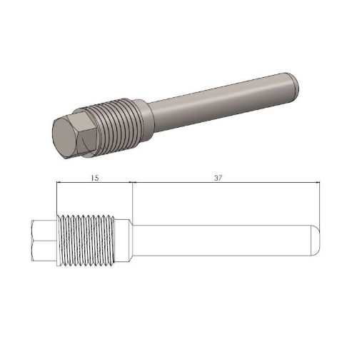 Axe d’étrier de frein Beta RR 400 (04-14) avant Moto Master MM-213019