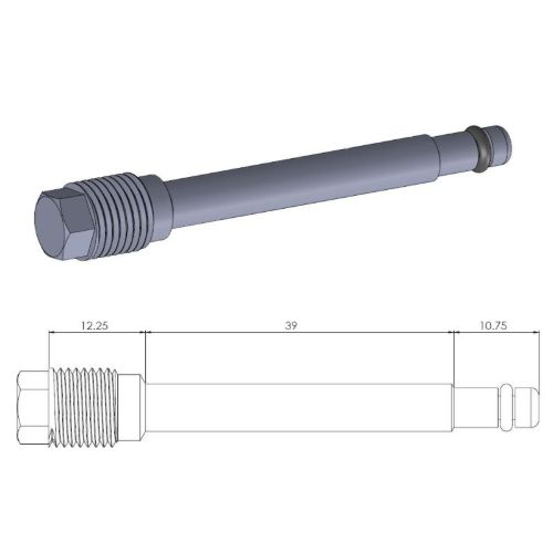 Axe d’étrier de frein Honda CR 250 (02-07) arrière Moto Master MM-213023