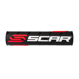 Mousse de guidon Scar noir et blanc - Guidon avec barre transversale Mousse de guidon Scar noir et blanc - Guidon avec barre transversale