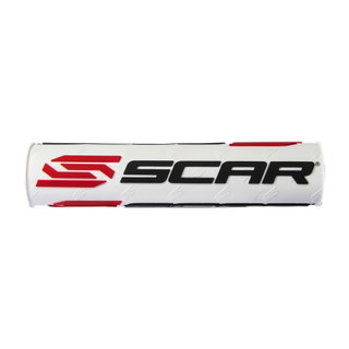 Mousse de guidon Scar blanc et noir - Guidon avec barre transversale Mousse de guidon Scar blanc et noir - Guidon avec barre transversale