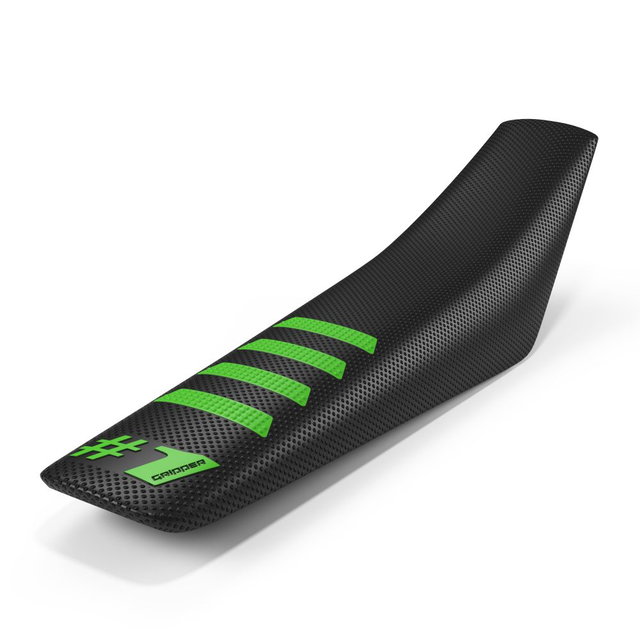 Housse de selle universelle Onegripper - Ribbed noir et vert OSC02-BLGN