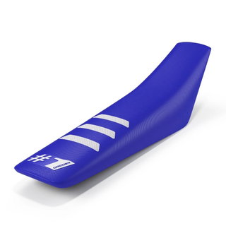 Housse de selle universelle Onegripper - Light Rib bleu et blanc Housse de selle universelle Onegripper - Light Rib bleu et blanc