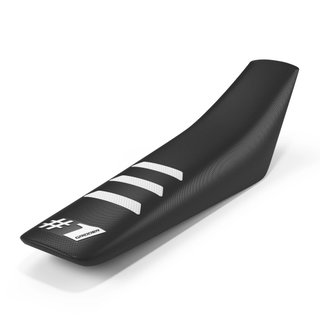 Housse de selle universelle Onegripper - Light Rib noir et blanc Housse de selle universelle Onegripper - Light Rib noir et blanc