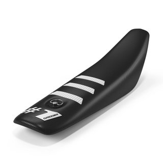 Housse de selle universelle Onegripper - Mini Light Rib noir et blanc Housse de selle universelle Onegripper - Mini Light Rib noir et blanc