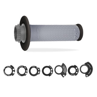 Paire de poignées Lock-On Pro Grip 708 - noir gris Paire de poignées Lock-On Pro Grip 708 - noir gris