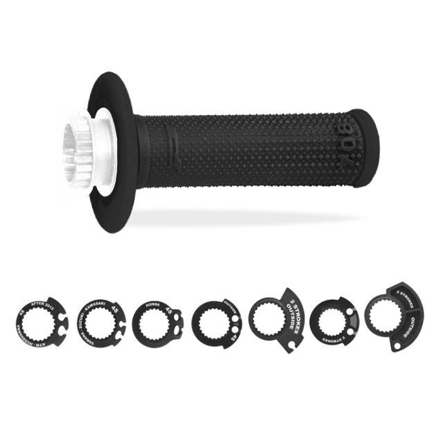 Paire de poignées Lock-On Pro Grip 708 - noir PG-708-403