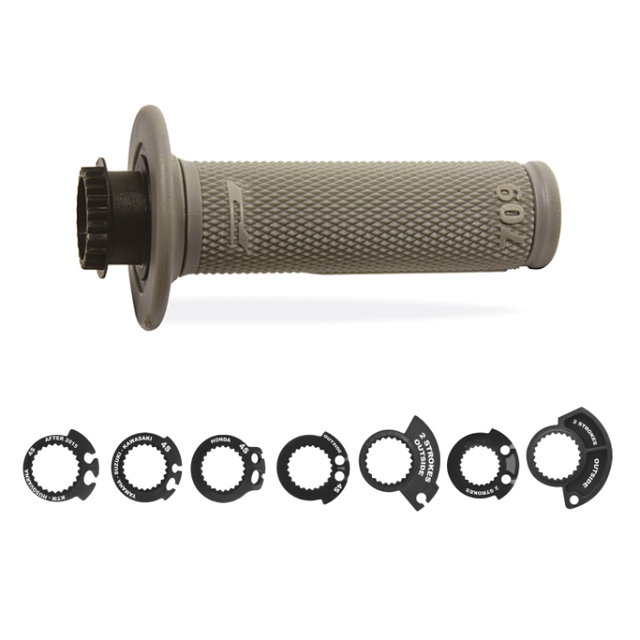 Paire de poignées Lock-On Pro Grip 709 - gris PG-709-108