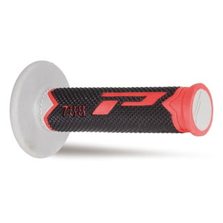 Paire de poignées Pro Grip 788 - rouge noir gris