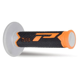 Paire de poignées Pro Grip 788 - orange noir gris